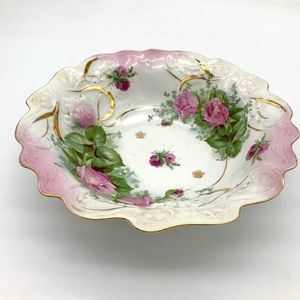 RS Germany Hand Painted Bone China Serving Bowl